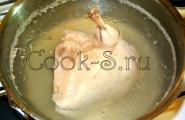 Куриный суп с домашней яичной лапшой пошаговый рецепт